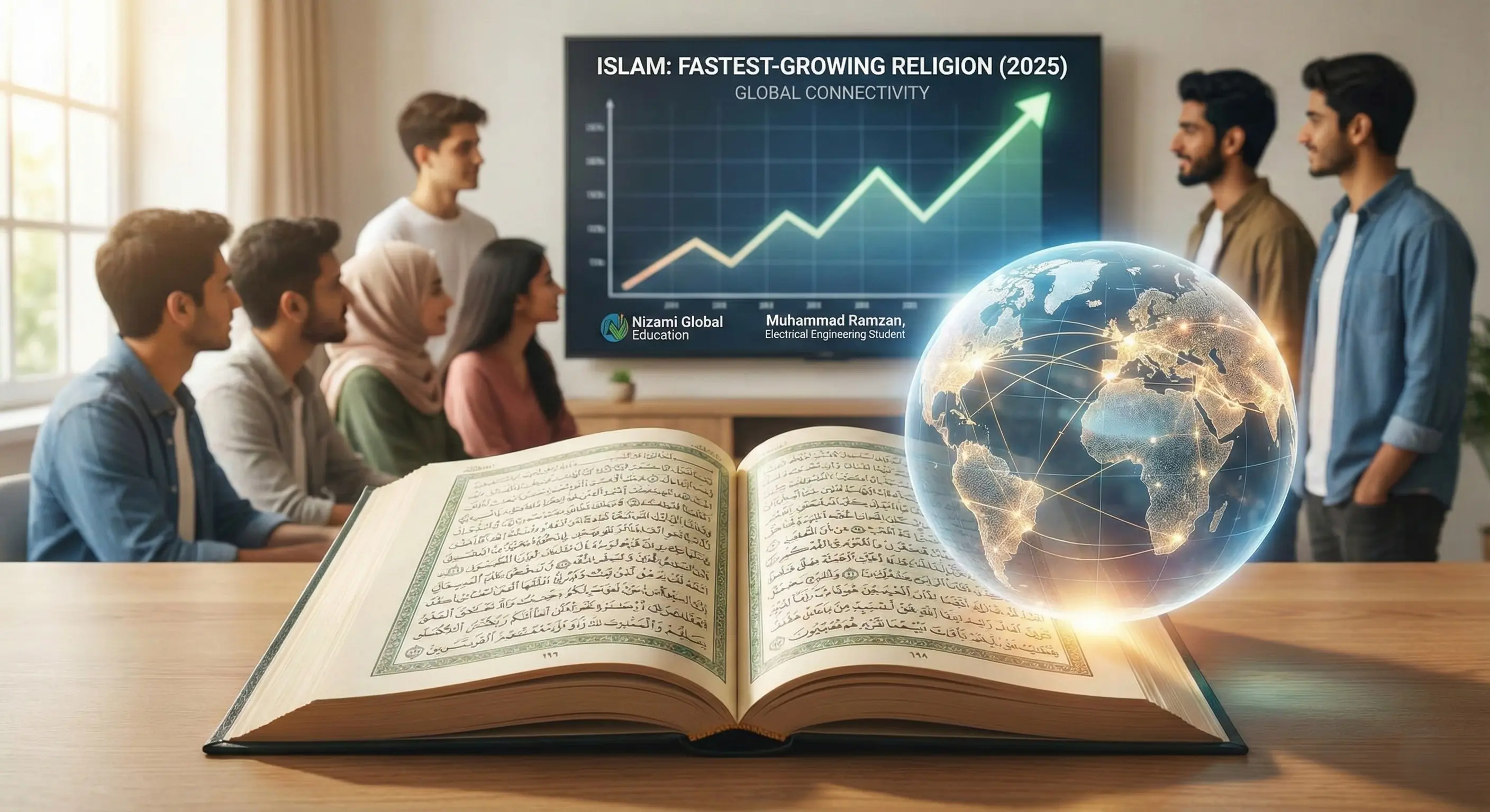 Global growth of Islam statistics